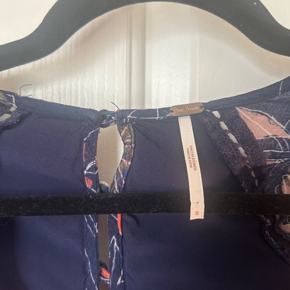 Free People Floating Florals High Low Dress Size 0 - Picture 3 of 10